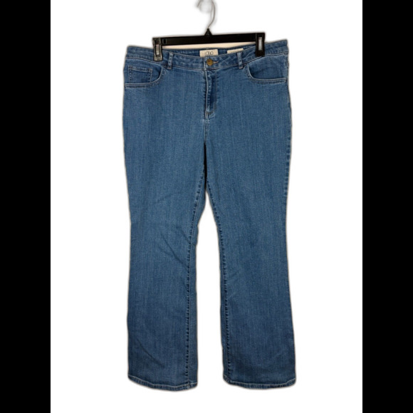 Logo by Lori Goldstein Denim - LOGO by Lori Goldstein Bootcut Jeans 5-Pocket Classic Wash Women Size 16 Denim